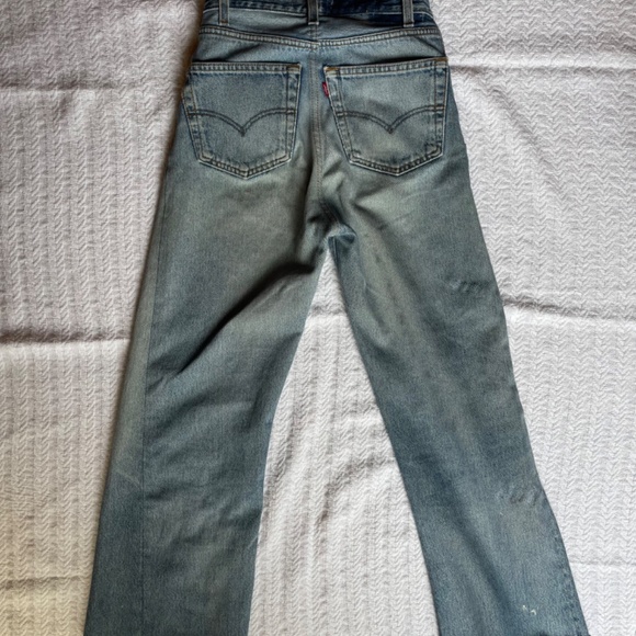 Levi’s ReDone high waist patchwork jeans 24 - Picture 6 of 9